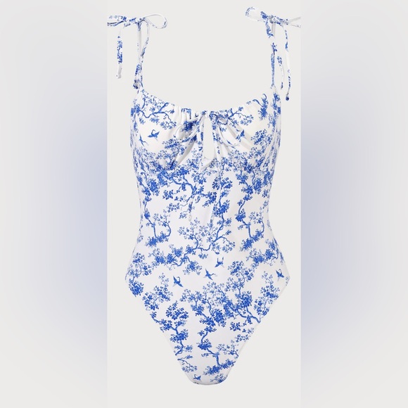 2 NWT Berlook size Medium One Piece Bathing Suits - Picture 3 of 7